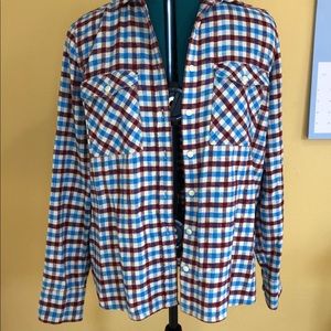 J Crew plaid flannel size 8
